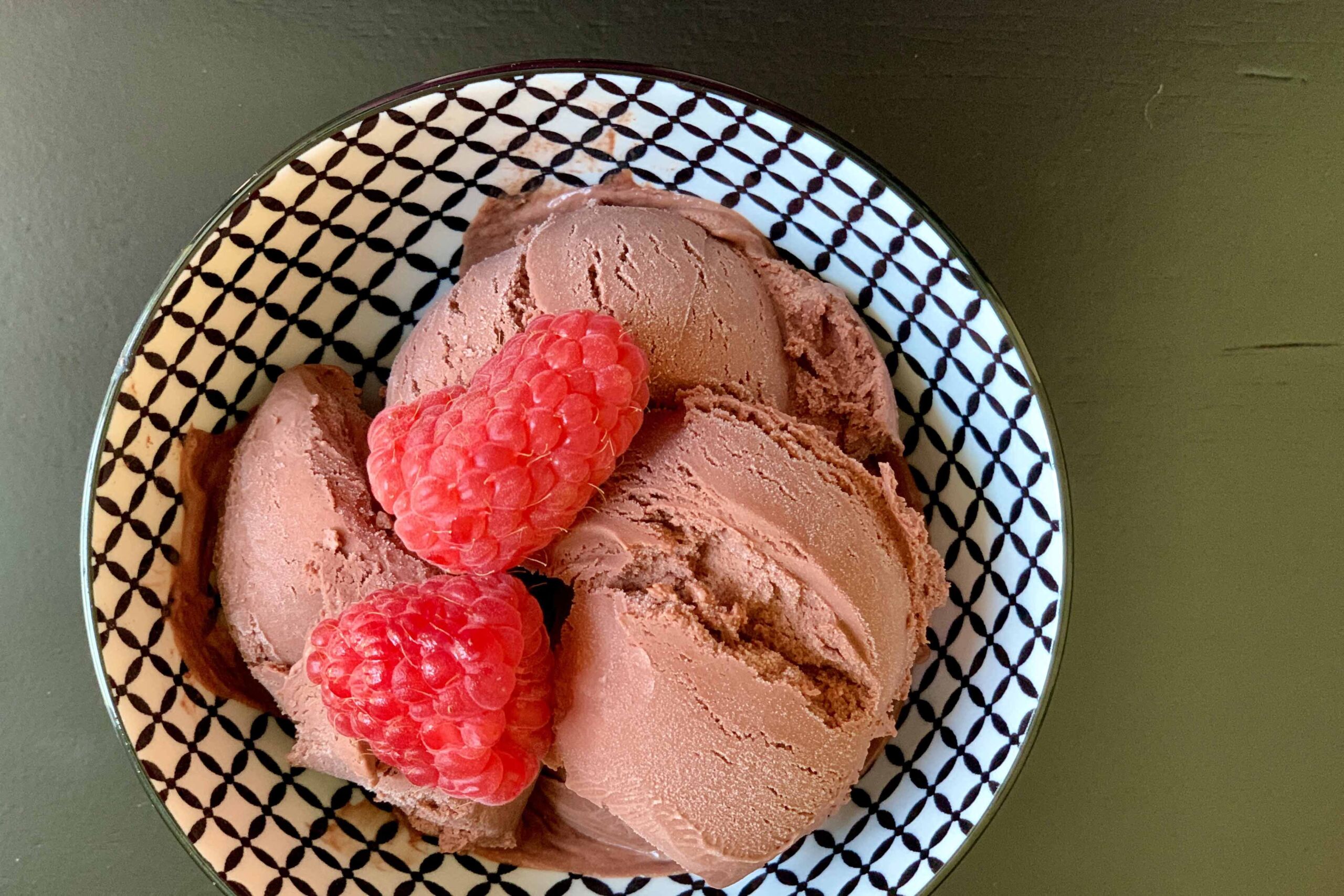 Chocolate-Raspberry Ice Cream